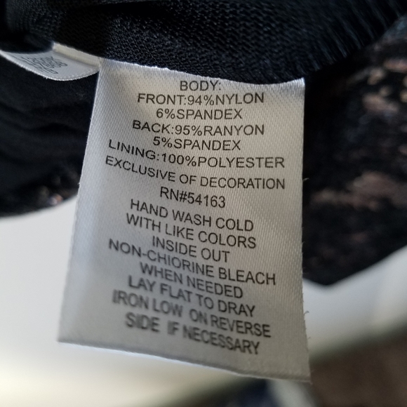 Calvin Klein Black & Pink Spot Sequin Tank Top - Picture 6 of 6